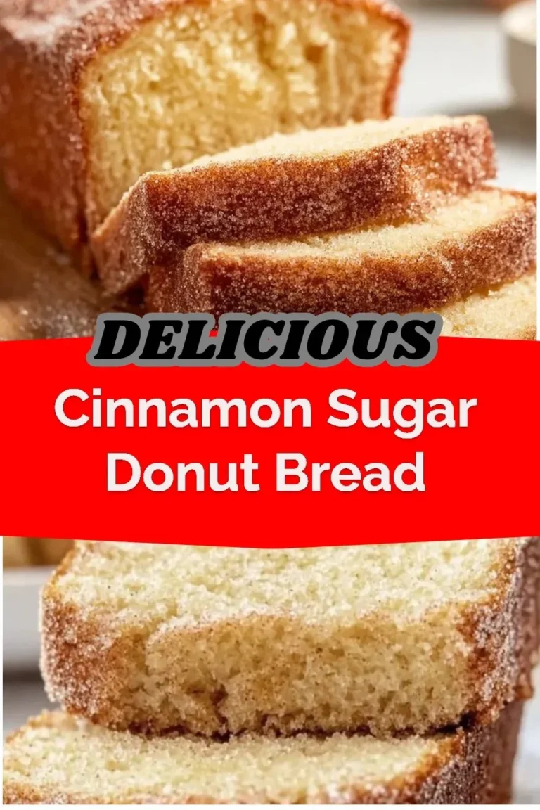 Delicious Cinnamon Sugar Donut Bread with cinnamon topping