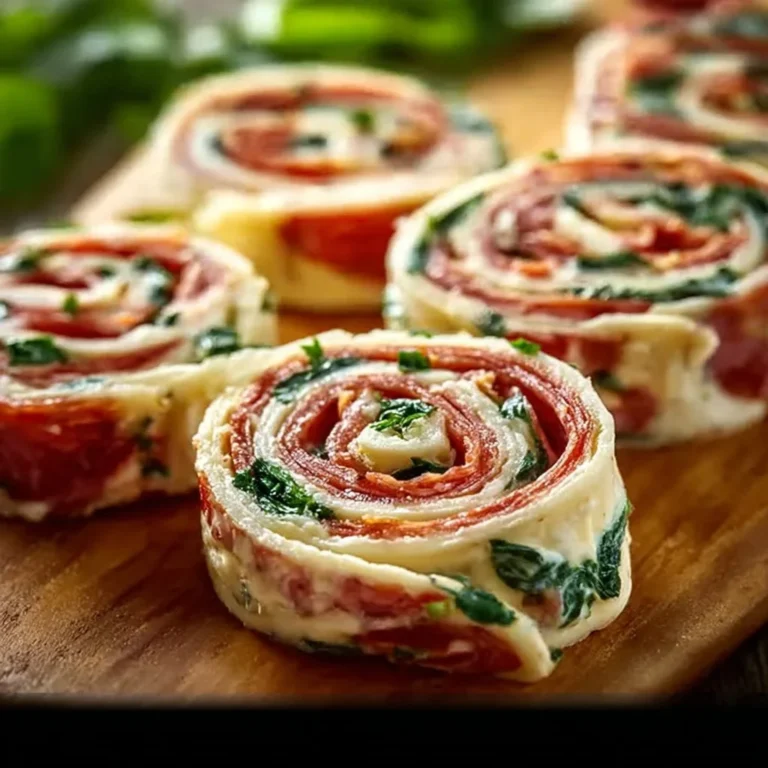 Delicious Italian pinwheels served as a party snack on a platter.