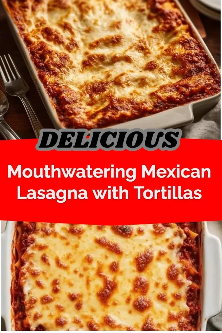 Delicious Mexican Lasagna made with tortillas and savory ingredients